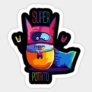 Super Potato Dad Sticker